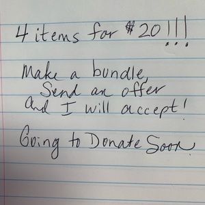 💕 4/$20 Closet Clear out!!!